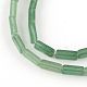 Cuboid Natural Green Aventurine Gemstone Bead Strands(G-R299-10)-1