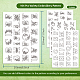 4 Sheets 11.6x8.2 Inch Stick and Stitch Embroidery Patterns(DIY-WH0455-047)-2