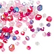8 Style Bicone AB Color Plated Eco-Friendly Transparent Acrylic Beads(TACR-YW0001-37A)-4