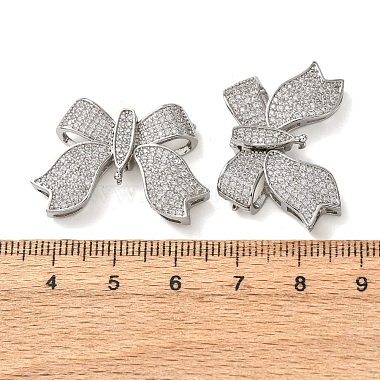 Brass Micro Pave Cubic Zirconia Chandelier Component Links(KK-K422-15P)-3