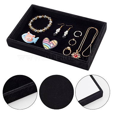 Rectangle Velvet Jewelry Trays for Earring(ODIS-WH0017-063)-3