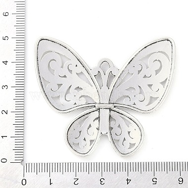 De style tibétain pendentifs alliage filigrane de papillon(TIBEP-S282-AS-LF)-3