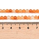 Chapelets de perles en cornaline naturelle(G-N0006-4mm-17)-8