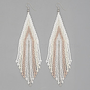 Bohemian Style Handmade Beaded Tassel Earrings for Women(JF0314-9)