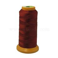 Nylon Sewing Thread, Dark Red, 0.8mm, about 180~220m/roll(NWIR-G004-0.8mm-10)