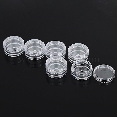 Transparent Plastic Empty Portable Facial Cream Jar(CON-PW0001-001)-3