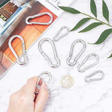 304 Stainless Steel Rock Climbing Carabiners(STAS-UN0013-71P)-3