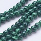 Chapelets de perles en malachite synthétique(G-D855-02-6mm)-1