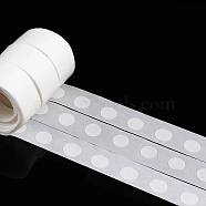 Acrylic Double-sided Adhesive Tape, Glue Point Dot, Flat Round, Clear, 1.1cm, 1000pcs/roll(PW-WG42995-01)