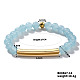 Natural Aquamarine Stretch Bracelets(CL6256-7)-1