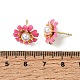 Brass Enamel Stud Earrings(KK-CBA8324-27G-03)-5