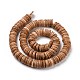 Dyed Natural Coconut Flat Round Bead Strands(COCB-O003-12E)-2