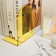 Transparent Non-Skid Acrylic Bookend Display Stands(OFST-PW0002-149A)-1