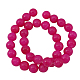 Natural Yellow Jade Beads Strands(X-JBR8mm-21)-2