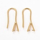 Rack Plating Eco-friendly Brass Earring Hooks(KK-D075-14G-RS)-1