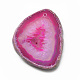 Pendentifs en agate brésilienne naturelle druzy(G-S262-03A)-3