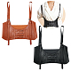 WADORN 2Pcs 2 Colors PU Leather Waist Belt Harness(AJEW-WR0002-02)-1