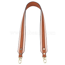 Microfiber Leather Bag Straps, with Alloy Swivel Clasps, Bag Replacement Accessories, Saddle Brown, 98x4.3x0.5cm(FIND-WH0003-55)