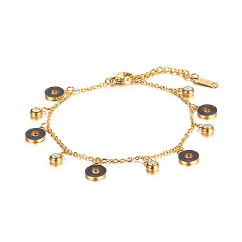 Elegant Stainless Steel Chain Bracelet for Women, Perfect Daily Wear Gift, Golden