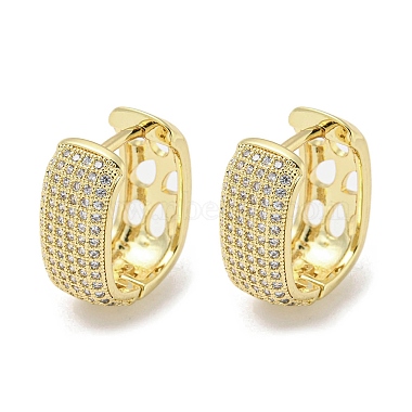 Clear Oval Cubic Zirconia Earrings