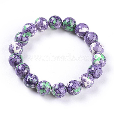 Colorful White Jade Bracelets