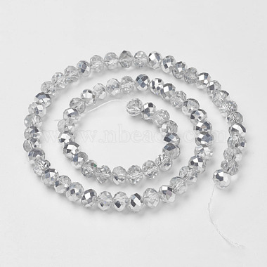 Chapelets de perles en verre galvanoplastique(GR10MMY-07S)-3
