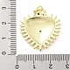 Brass Micro Pave Cubic Zirconia Pendants(KK-Q814-24G)-3