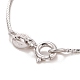 Rhodium Plated 925 Sterling Silver Box Chain Necklace for Women(NJEW-M190-02C-P)-3