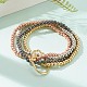 Brass Beads Stretch Bracelets(BJEW-JB05952-02)-3