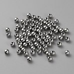 Stainless Steel Beads, Round, Stainless Steel Color, 5x4.5mm, Hole: 1.6mm(STAS-WH0033-54D-P)