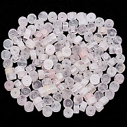 1 Strand Natural Rose Quartz Beads Strands, Flat Round/Disc, Heishi Beads, 4.3x2.5mm, Hole: 1mm, about 155pcs/strand, 14.90''(37.85cm)(G-GO0001-23)