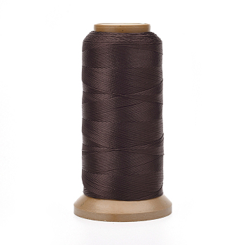 Polyester Threads, for Jewelry Making, Coconut Brown, 0.5mm, about 601.48 yards(550m)/roll