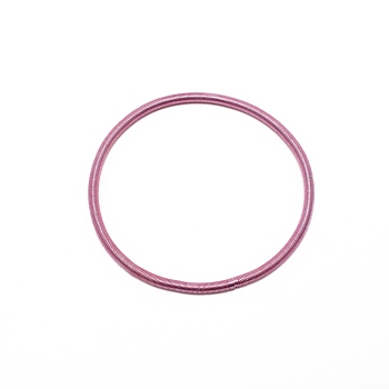 3MM Steel Wire Spring Stretch Bracelet for Women, Orchid, 7-1/8 inch(18cm)