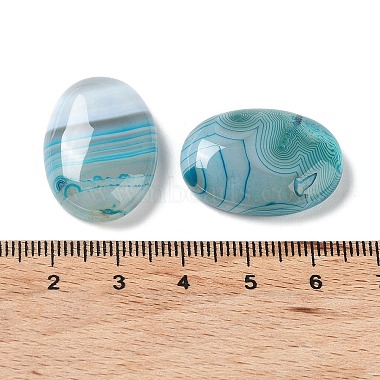 Natural Striped Agate/Banded Agate Cabochons(G-H296--01D)-4