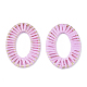 Handmade Raffia Woven Linging Rings(X-WOVE-Q077-22G)-1