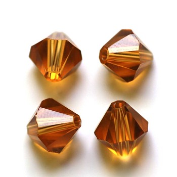 Imitation Austrian Crystal Beads, Grade AAA, Faceted, Bicone, Peru, 3x3mm, Hole: 0.7~0.9mm