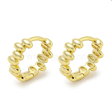 Oval Brass Earrings