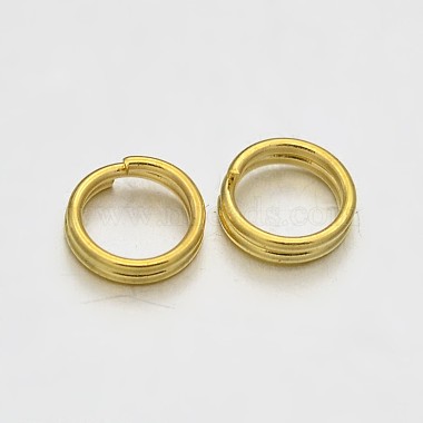 Brass Split Rings(X-KK-E647-10G-6mm)-2