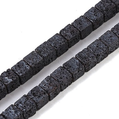 Cube Lava Rock Beads