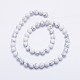 Synthetic Howlite Bead Strands(X-G-F425-37-8mm)-2