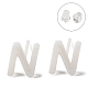 Hypoallergenic Bioceramics Zirconia Ceramic Stud Earrings(EJEW-F340-04N)-1