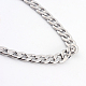201 Stainless Steel Curb Chains  Necklaces(NJEW-R063-39P)-1
