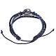 12 Constellation Leather Cord Bracelets(BJEW-P240-E03)-2