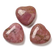 Natural Rhodonite Cabochons, Heart, 15x15x6mm(G-F776-02A-10)