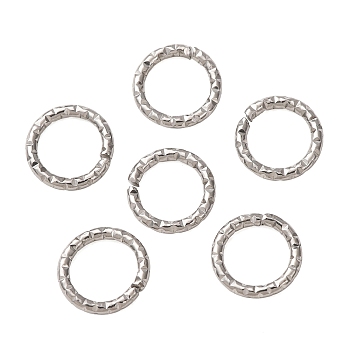 304 Stainless Steel Open Jump Rings, Stainless Steel Color, 7x1mm, Inner Diameter: 5mm