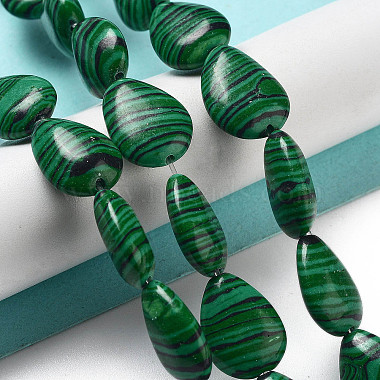 Synthetic Malachite Dyed Beads Strands(G-P528-L07-01)-2