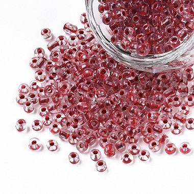 8/0 Transparent Glass Seed Beads(SEED-F003-03B-03)-3
