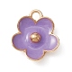 Light Gold Plated Alloy Enamel Pendants(ENAM-YW0002-20D)-7