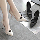 2 Pairs 2 Style Flower & Rectangle Glass Rhinestone Shoe Decoration(AJEW-AR0001-80)-5