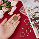 20Pcs 2 Colors 201 Stainless Steel Circle Ring Stud Earring Findings(STAS-BBC0002-35)-3